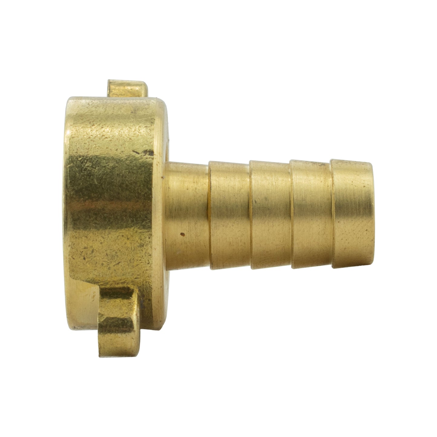 Hose Connector Blue with In-Line BSPM Valve and 13mm Brass Barb