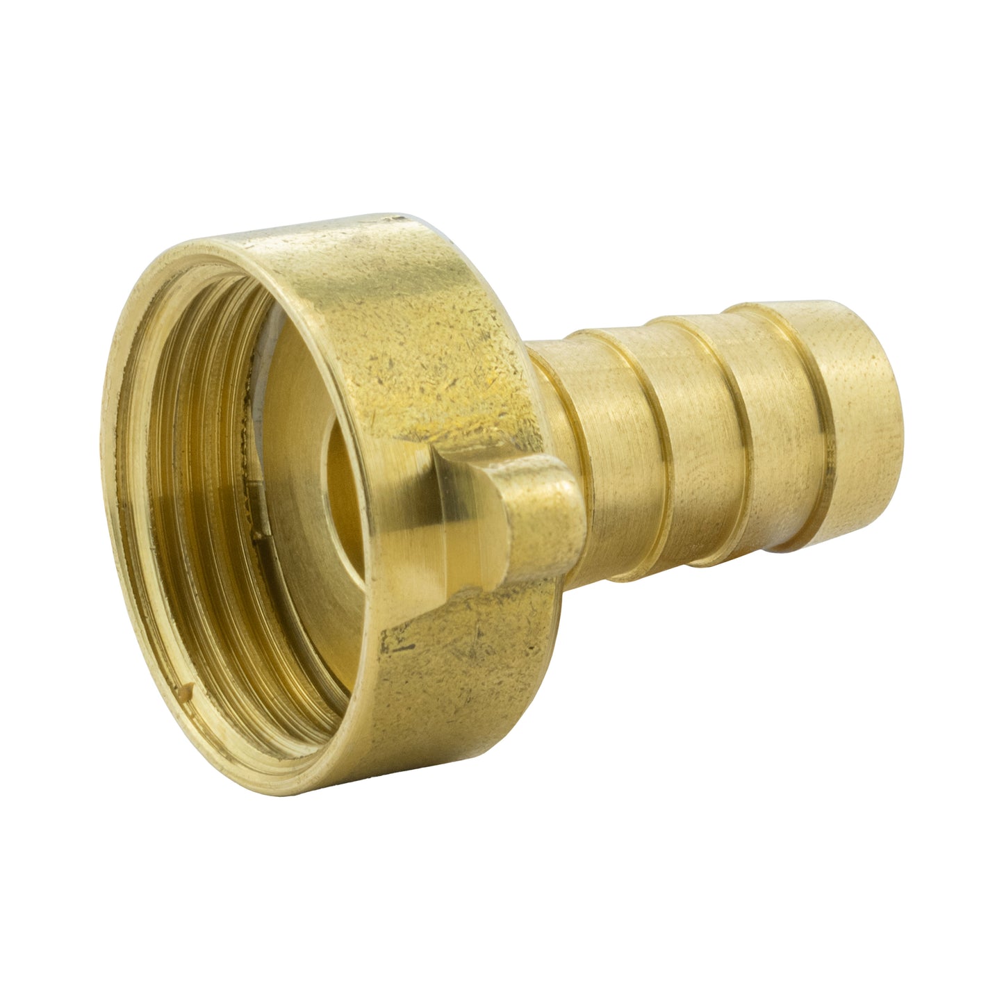 Hose Connector Blue with In-Line BSPM Valve and 13mm Brass Barb