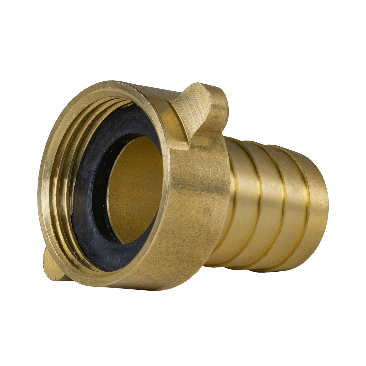 In-Line BSPM Valve with 2 x 19mm Brass Barb Connectors