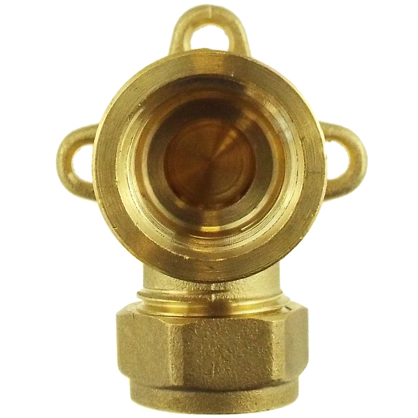 15mm Brass Wall Flange Kit with Lever Valve + Geka 19mm Barbed Set