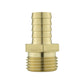 Wall Flange Kit 20mm MDPE - Bib Valve + Brass 13mm Barb