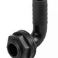 Tank Connector 90 Degree With Washer & Nut 2"BSPM - 1.25" Barb