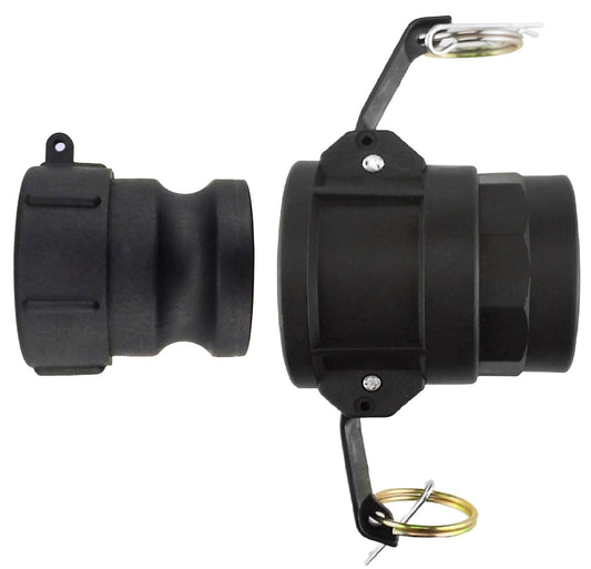 IBC 2” S60X6 – 1.5” Camlock Fitting with 1.5” Type D Camlock