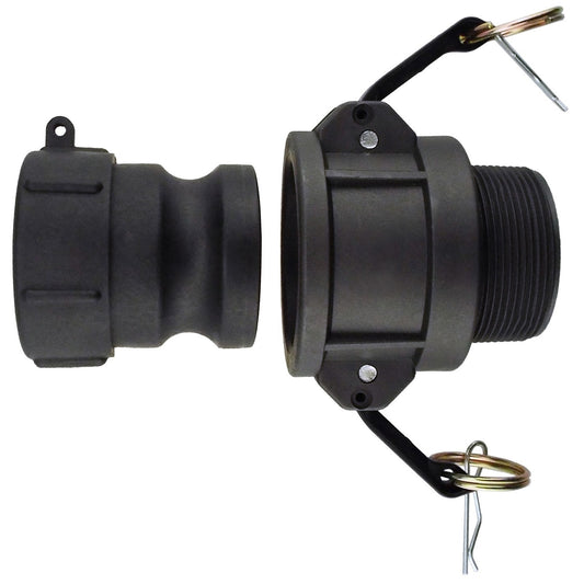 IBC 2” S60X6 – 1” Camlock Fitting with 1” Type B Camlock