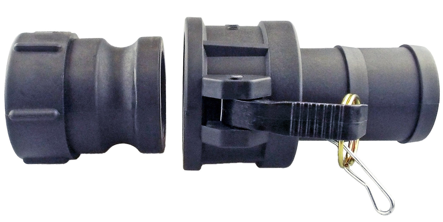 IBC 2” S60X6 – 1” Camlock Fitting with 1” Type C Camlock