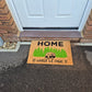 Doormat 60cm x 40cm - 'Home Is Where We Park It'