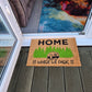 Doormat 60cm x 40cm - 'Home Is Where We Park It'