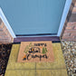 Doormat 60cm x 40cm - 'Happy Camper'