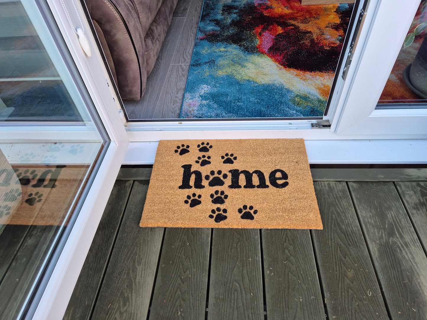 Doormat 60cm x 40cm - 'Home' (Paws)