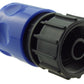 Female Hose Connector with 3/4" BSPF Thread Blue/Black