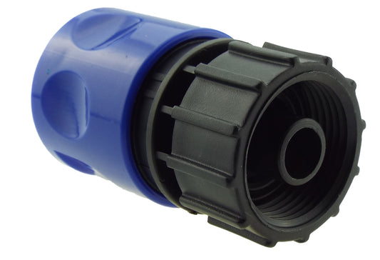 Female Hose Connector with 3/4" BSPF Thread Blue/Black