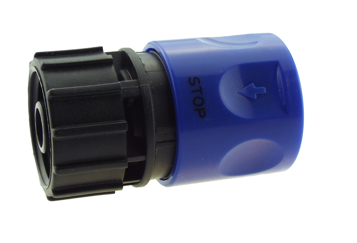 Female Hose Connector with 3/4" BSPF Thread Blue/Black