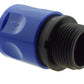 Hose Connector Blue with BSPF- Quick Connect Valve & Hose Connector 4mm Barb