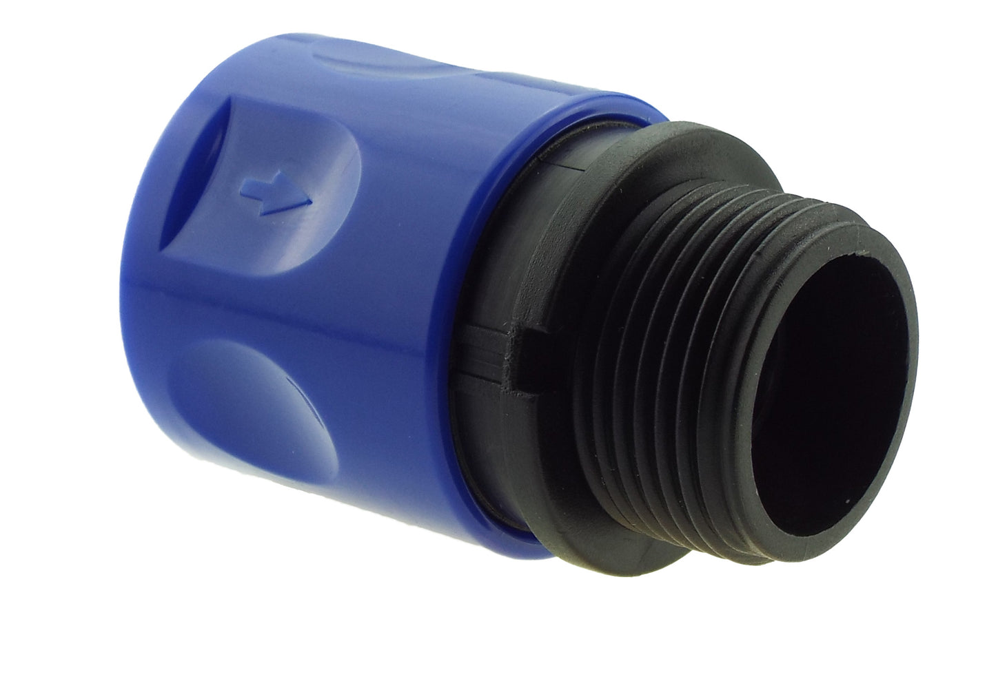 Hose Connector Blue with BSPF- Quick Connect Valve & Hose Connector 4mm Barb