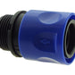 Hose Connector Blue with BSPF- Quick Connect Valve & Hose Connector 4mm Barb