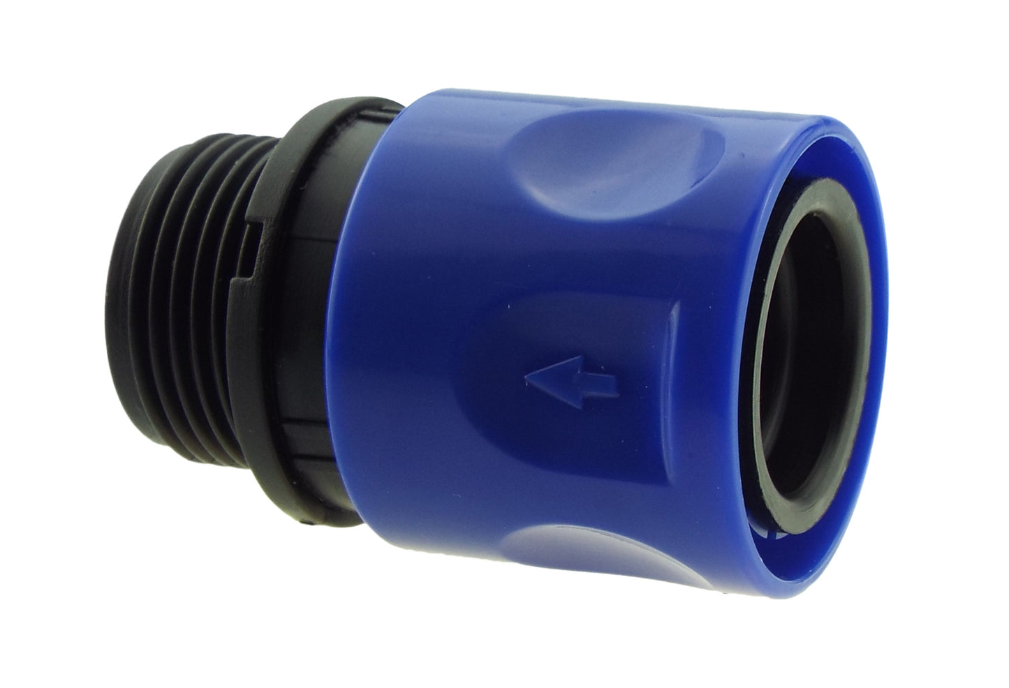 Hose Connector Blue with BSPF- Quick Connect Valve & Hose Connector 4mm Barb