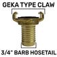 15mm Brass Wall Flange Kit with Lever Valve + Geka 19mm Barbed Set