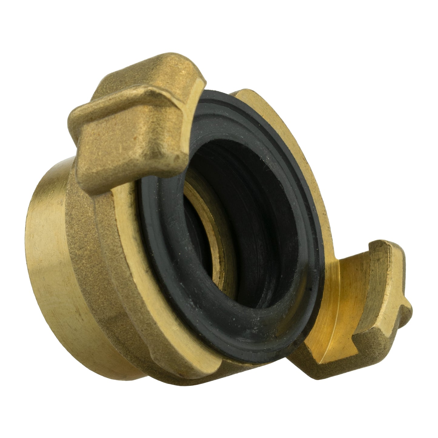 Geka Type Connector with In-Line BSPM Threaded Valve