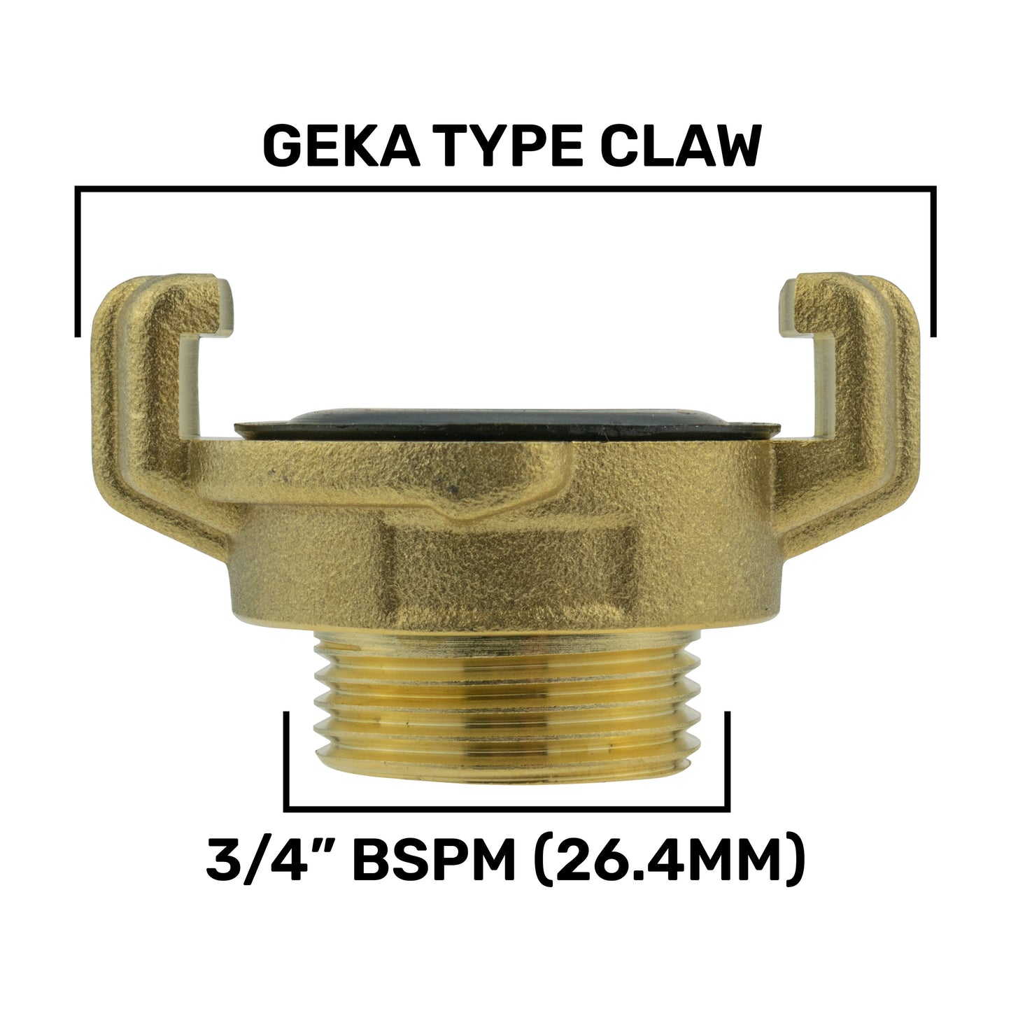 Wall Flange Kit 25mm MDPE + 25mm Barbed Geka Set