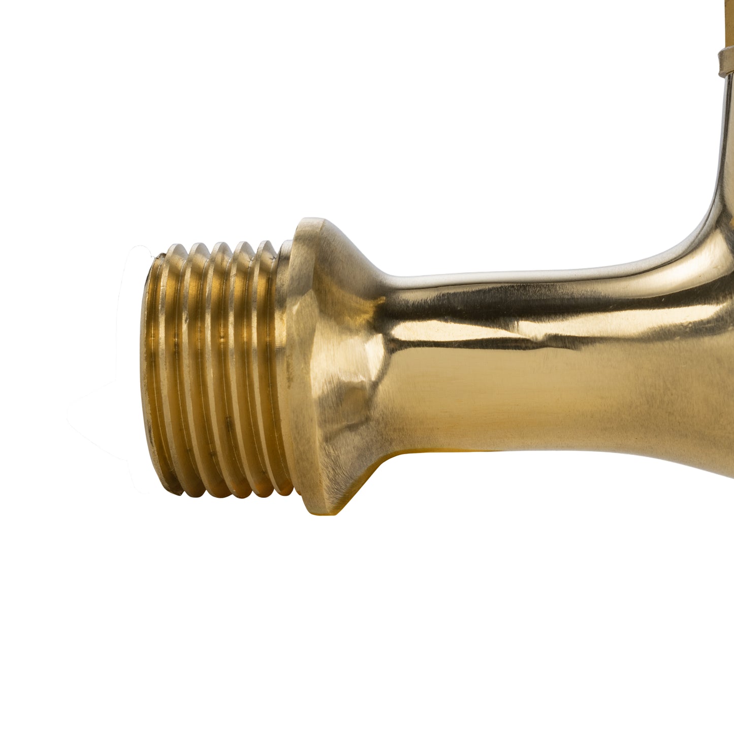 IBC 2” S60X6 Cap with Polished Brass Quick Connect Tap