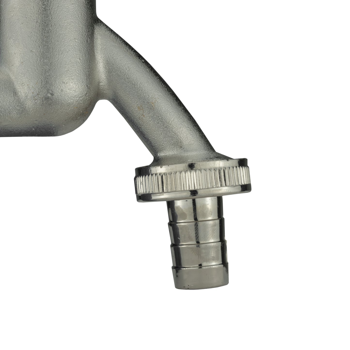 IBC 2” S60X6 Cap with Nickle Plated Bib Tap ¾” Barb