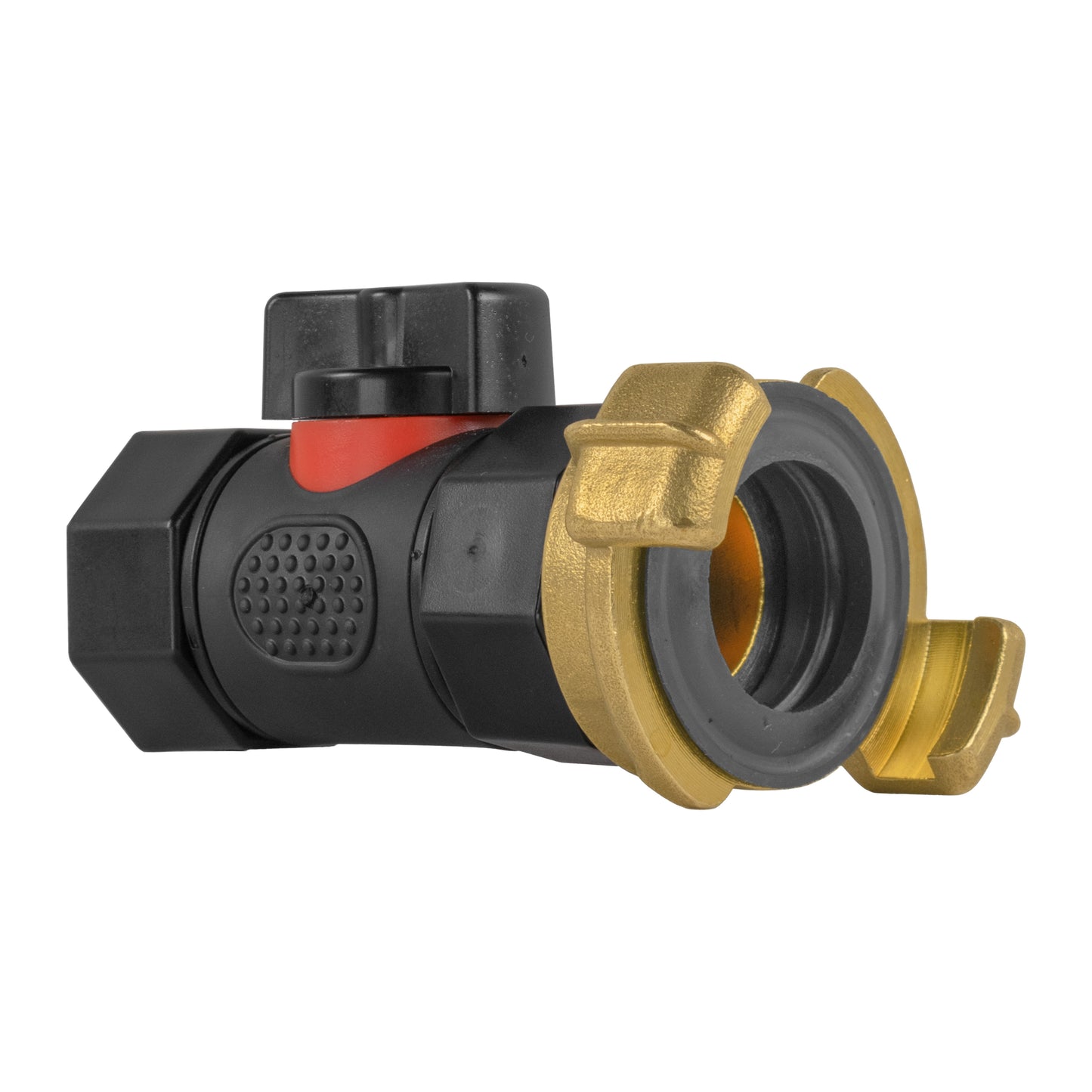 Geka Type Connector with In-Line BSPF Threaded Valve