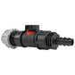 20mm MDPE Straight with In-Line BSPM Valve and 16mm Barbed Straight