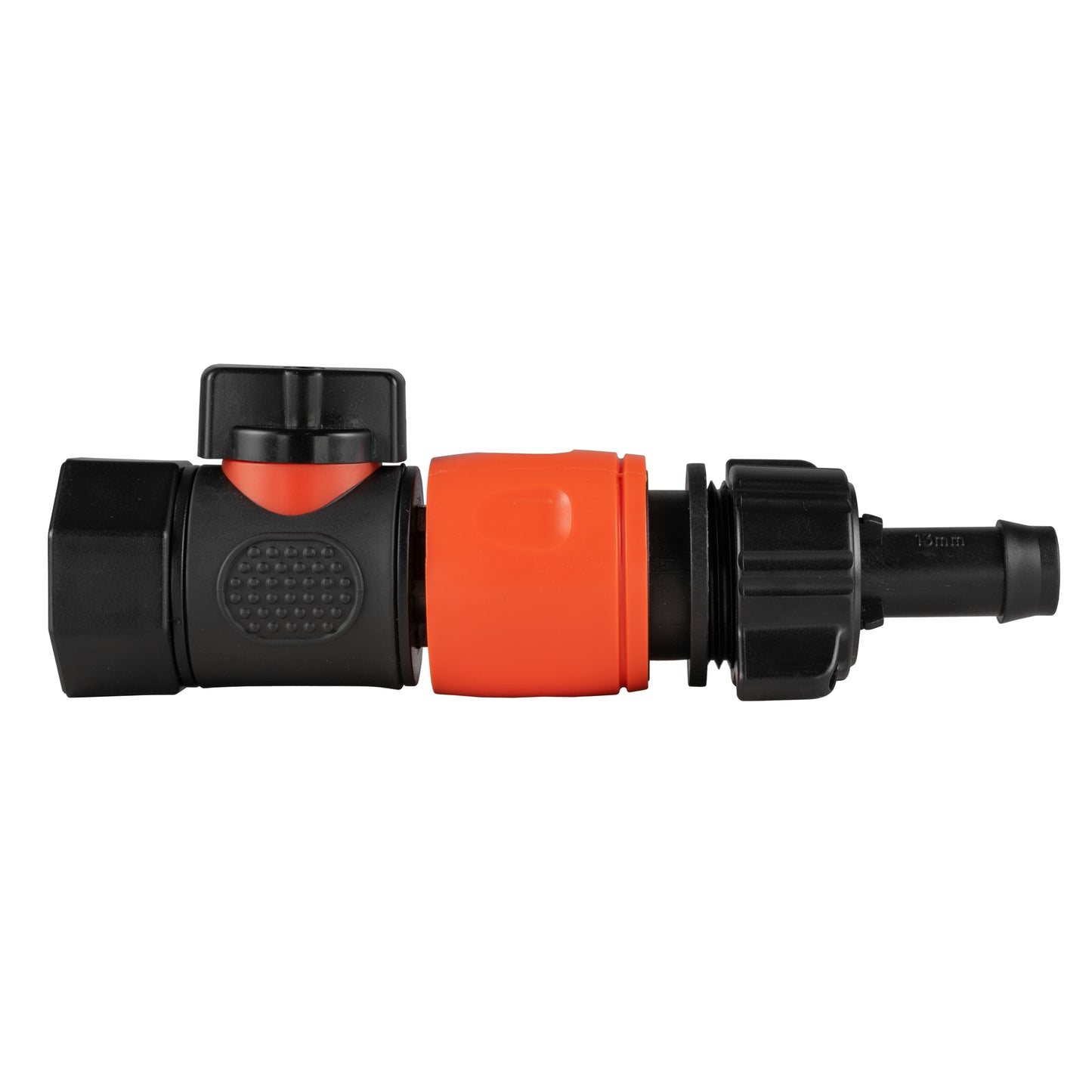 3/4" BSPF Thread Quick Connect Valve with Hose Connector 16mm Barb