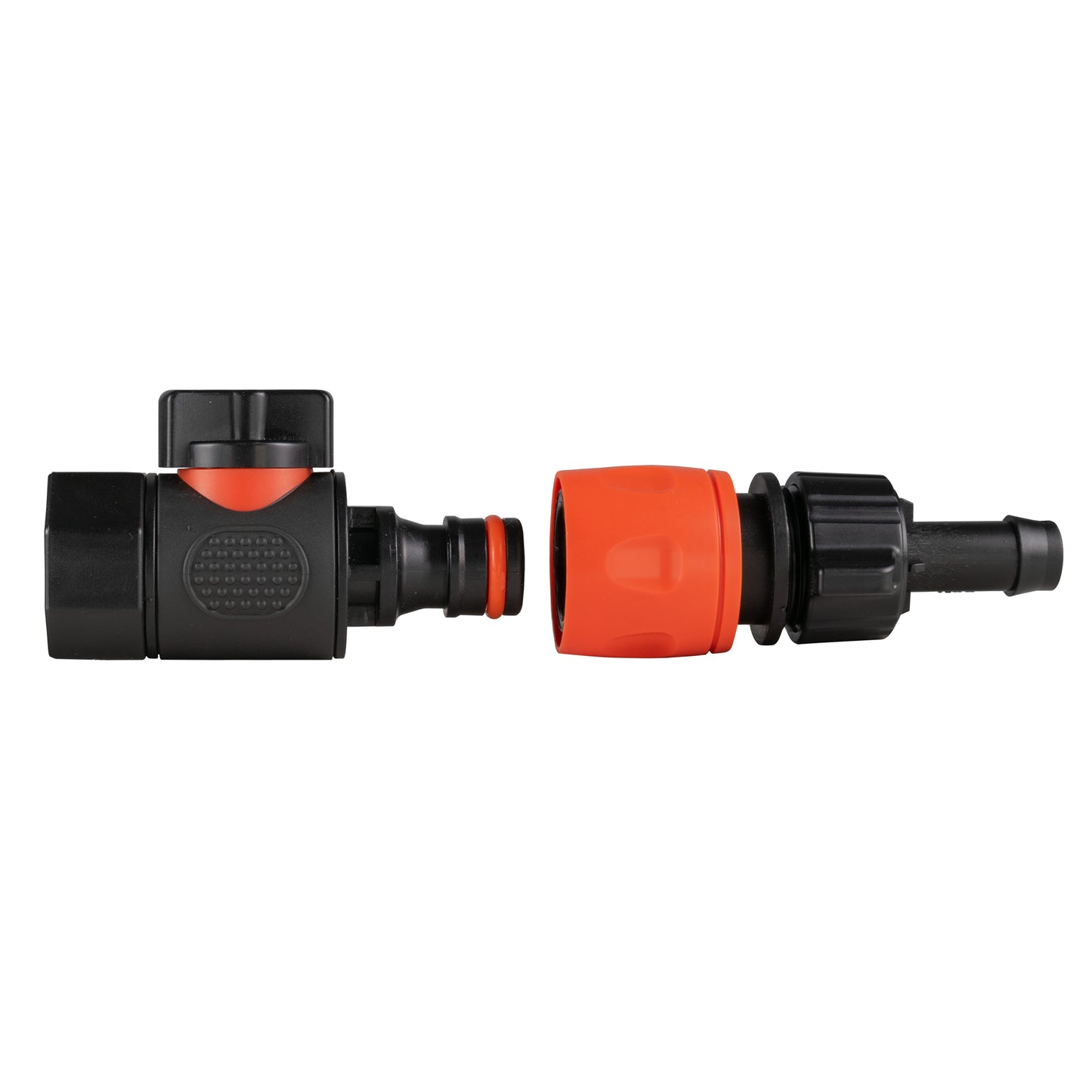 3/4" BSPF Thread Quick Connect Valve with Hose Connector 16mm Barb