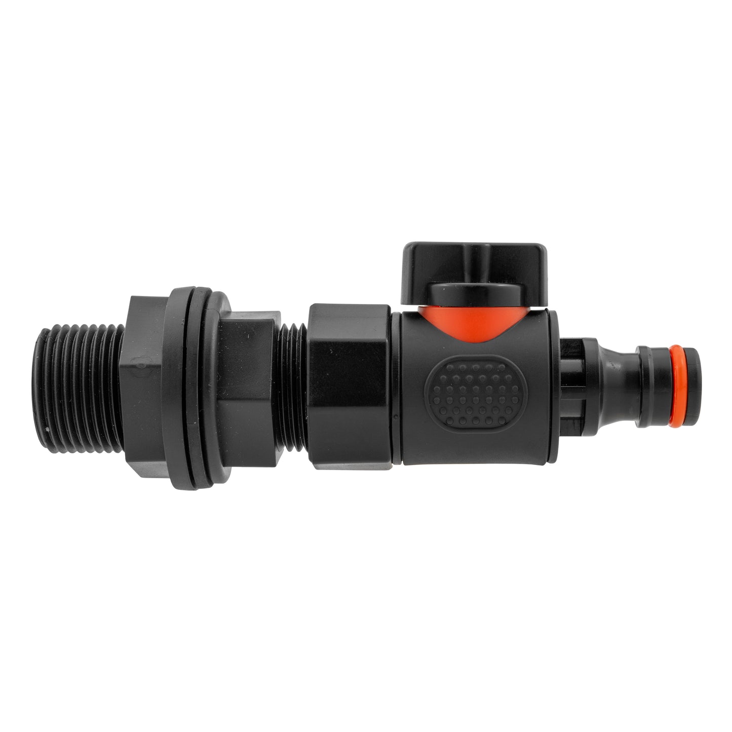 Water Butt Connector 3/4" BSP with BSPF Thread-Quick Connect Male Valve