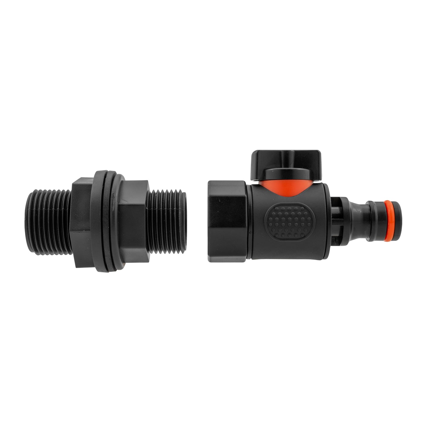 Water Butt Connector 3/4" BSP with BSPF Thread-Quick Connect Male Valve