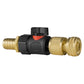 19mm Brass Barb with BSPF-Quick Connect Valve & Hose Connector Brass