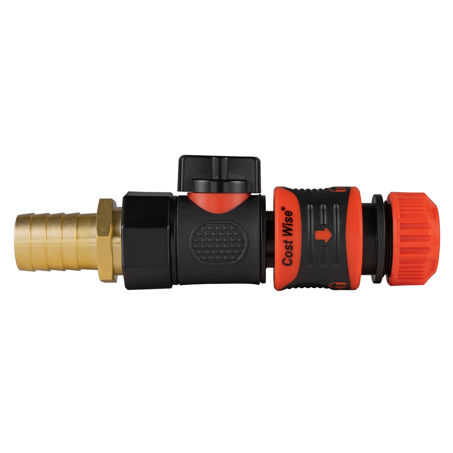 19mm Brass Barb with BSPF-Quick Connect Valve & Hose Connector Lock