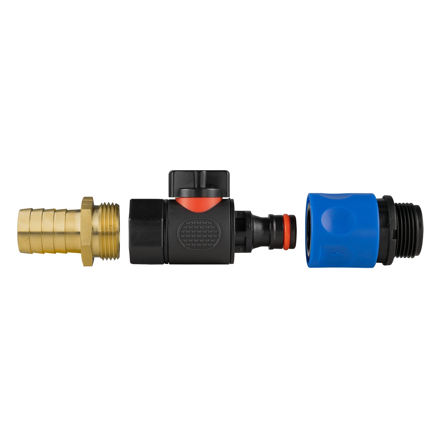 19mm Brass Barb with BSPF-Quick Connect Valve & Hose Connector 3/4" BSPM