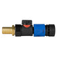 19mm Brass Barb with BSPF-Quick Connect Valve & Hose Connector 3/4" BSPF