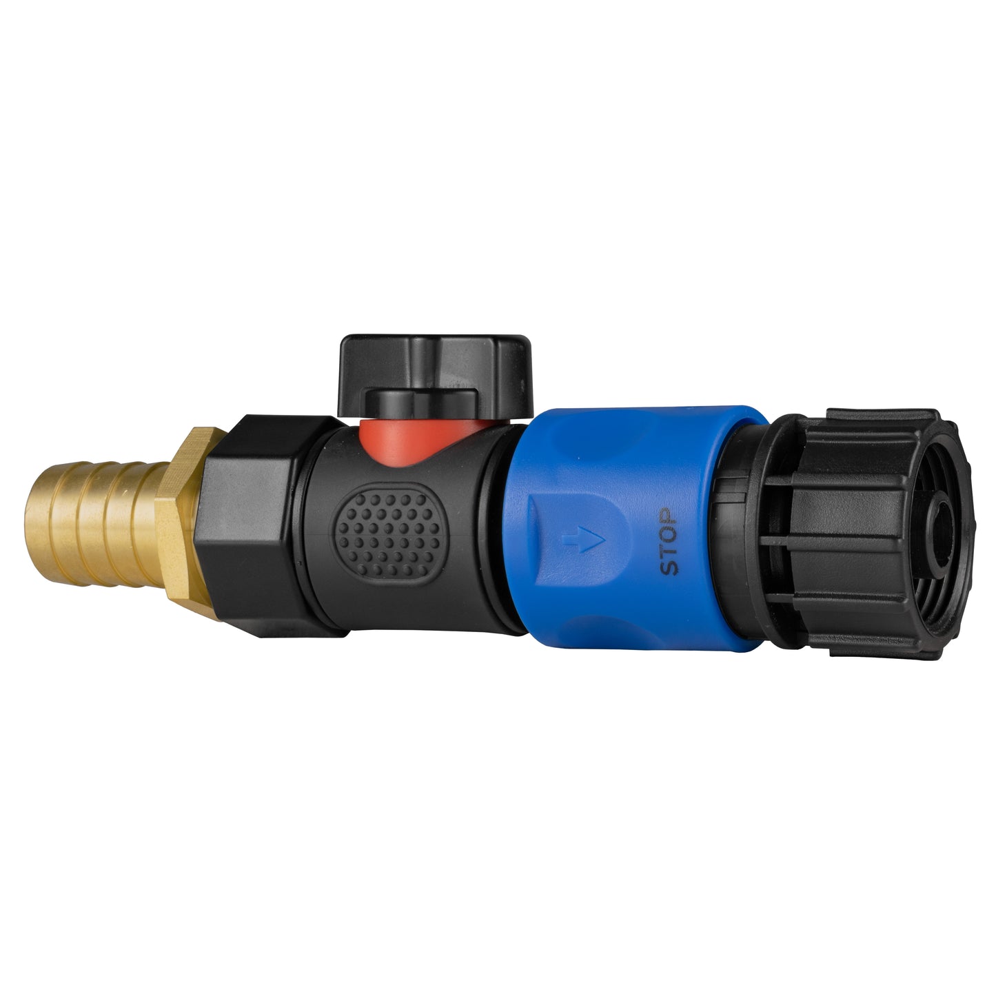 19mm Brass Barb with BSPF-Quick Connect Valve & Hose Connector 3/4" BSPF