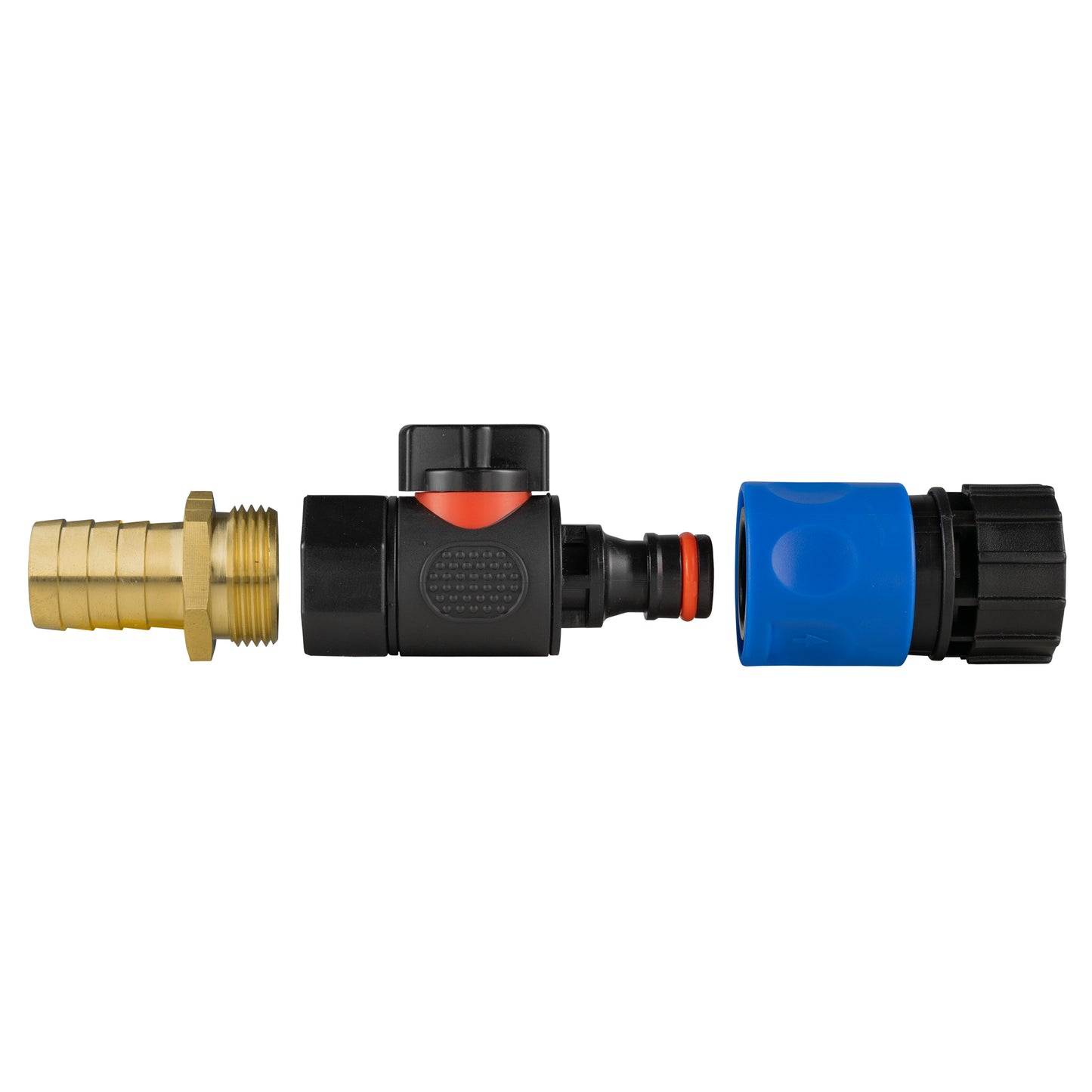 19mm Brass Barb with BSPF-Quick Connect Valve & Hose Connector 3/4" BSPF