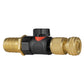 25mm Brass Barb with BSPF-Quick Connect Valve & Hose Connector Brass