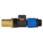 25mm Brass Barb with BSPF-Quick Connect Valve & Hose Connector 3/4" BSPM