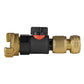 Geka Type Connector with BSPF-Quick Connect Valve & Hose Connector Brass