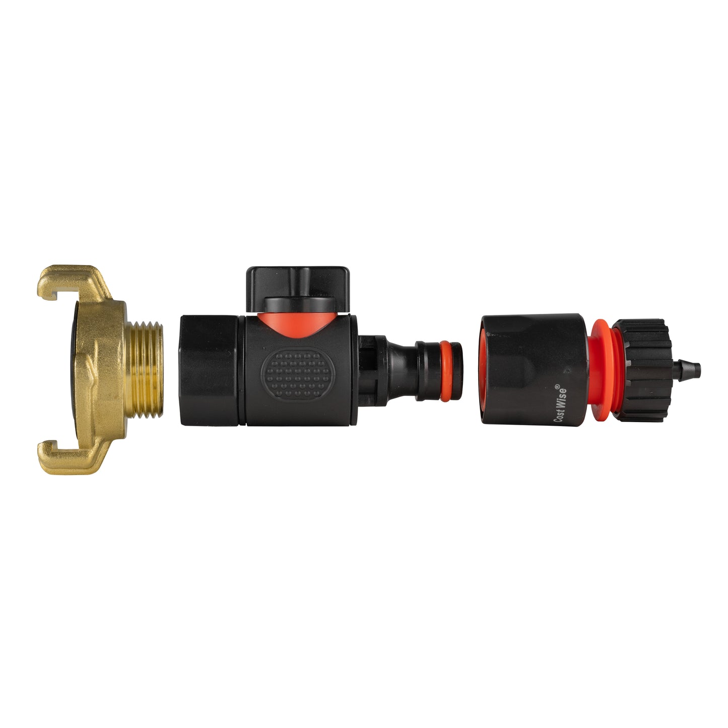 Geka Type Connector with BSPF-Quick Connect Valve & Hose Connector 4mm Barb