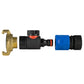 Geka Type Connector with BSPF-Quick Connect Valve & Hose Connector 3/4" BSPF