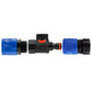 Hose Connector Blue with BSPF- Quick Connect Valve & Hose Connector 3/4" BSPF