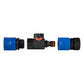 Hose Connector Blue with BSPF- Quick Connect Valve & Hose Connector Black