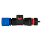 Hose Connector Blue with BSPF- Quick Connect Valve & Hose Connector 4mm Barb