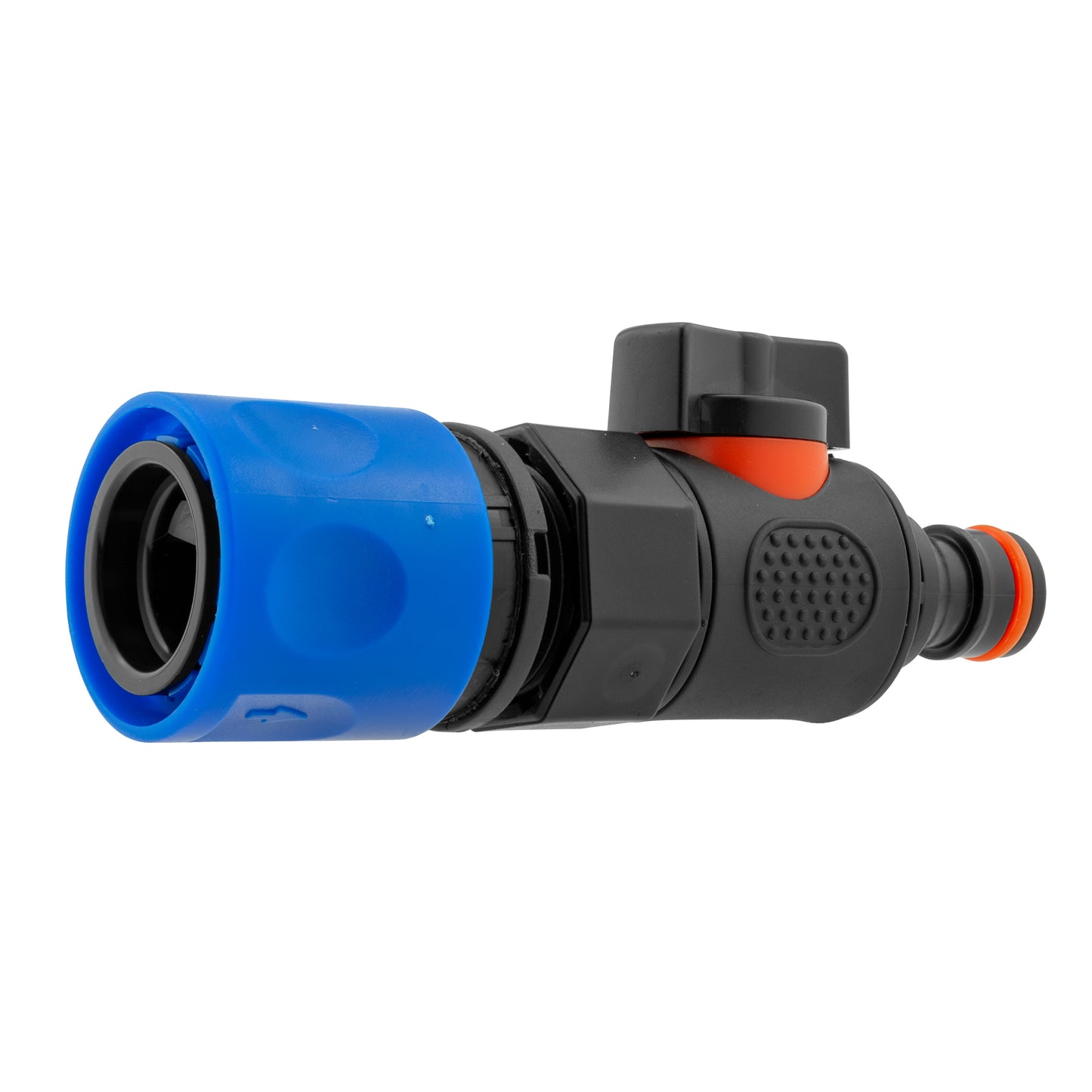 Hose Connector Blue with BSPF Thread- Quick Connect Male Valve