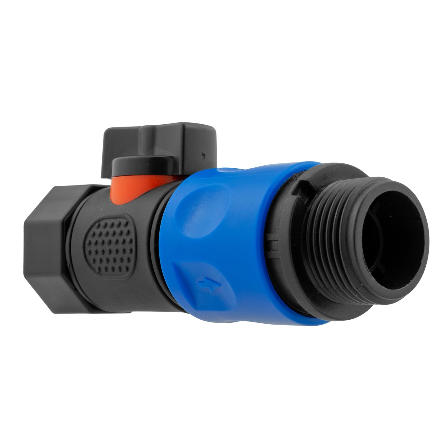 Hose Connector Blue with BSPF Thread- Quick Connect Male Valve