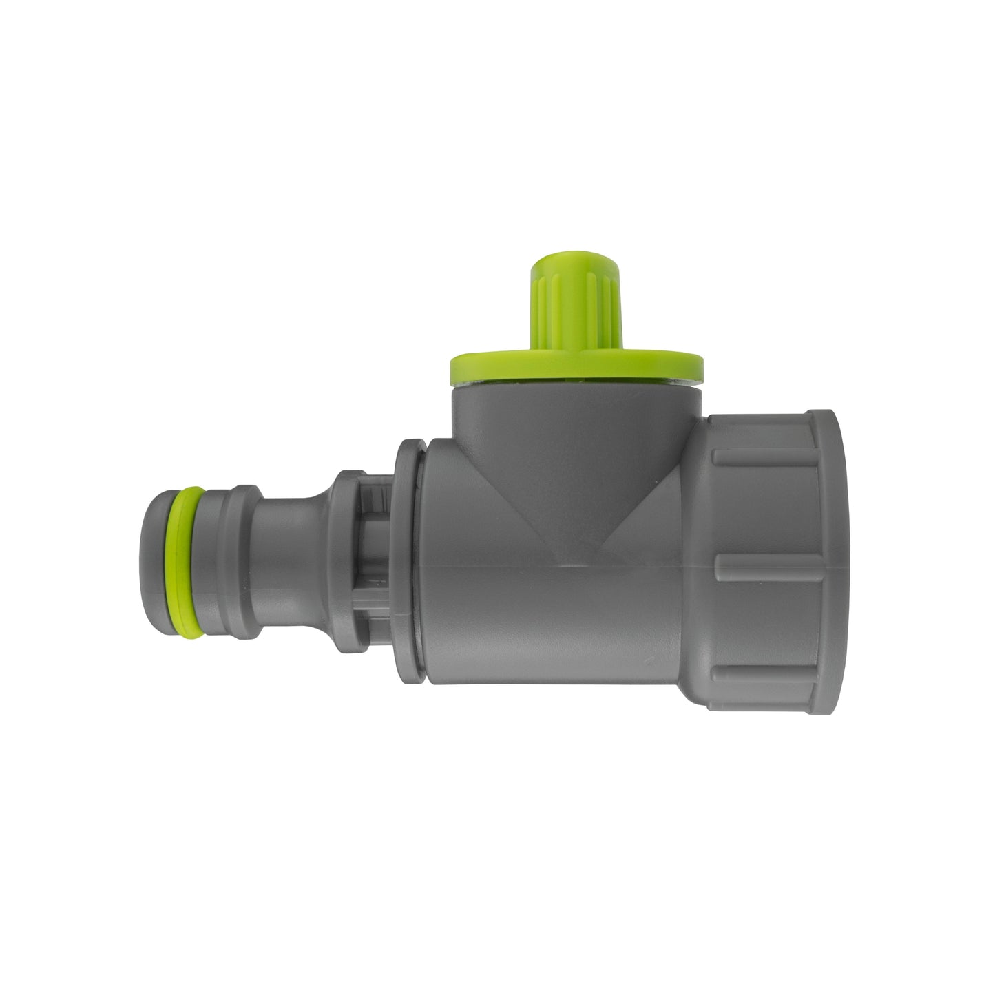 IBC 2” S60X6 Cap with ¾” BSP – Click Lock Valve Lime