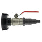 IBC 2” S60X6 Cap with Lever Valve and Pond Connector 13/20/25mm Barb