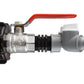 IBC 2” S60X6 Cap with Lever Valve and Two-Way Splitter WL